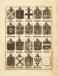 Stemma dei Vescovi di Bath & Wells, Bristol, Carlisle, Chester, Chichester, ecc.