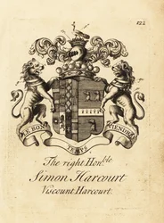 Stemma del Diritto Onorevole Simon Harcourt