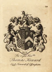 Stemma del Onorevole Thomas Howard, 2° Conte di Effingham, Lord Howard di Effingham