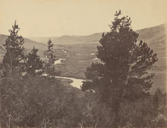 Piastra 14. Valle del Grande Laramie, dalle montagne, 1869 (foto)