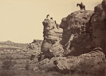 Piastra 21. High Bluff, Black Buttes, 1869 (foto)