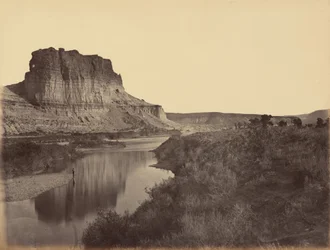 Piastra 24. Castle Rock, valle del Green River, 1869 (foto)