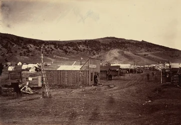 Piastra 29. Città di Bear River, vicino ai campi di carbone, 1869 (foto)