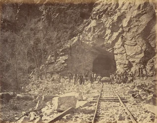 Piastra 39. Estremità della galleria, Canone Weber, 1869 (foto)