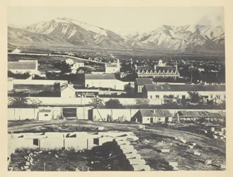 Salt Lake City, Campo Douglas e Montagne Wasatch sullo Sfondo