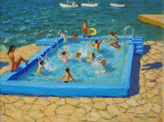 Piscina blu, Vrsar, Croazia, 2017