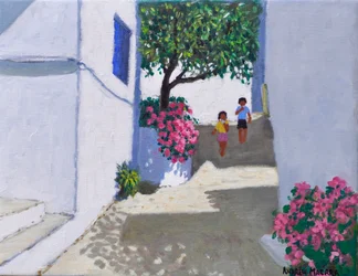 Bougainvillea, Skiathos, 2024 (olio su tela)