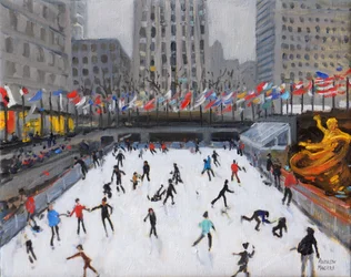 Pattinaggio natalizio, Rockerfeller Ice Rink, New York