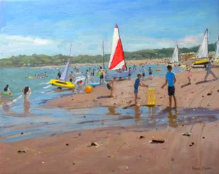Grillo e vela rossa e bianca, Abersoch