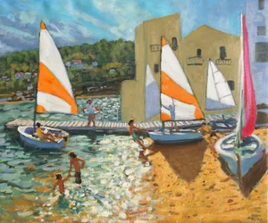 Varo delle barche, Calella de Palafrugell, Spagna