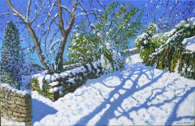 Neve primaverile, Wirksworth, Derbyshire, 2023