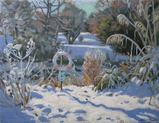 Il salvagente, Markeaton Park, Derby (olio su tela)