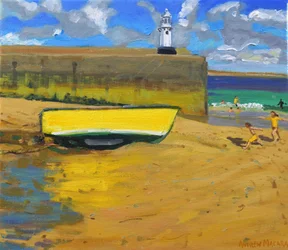 Barca gialla, St Ives, 2017