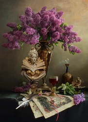 Lillà barocco e busto