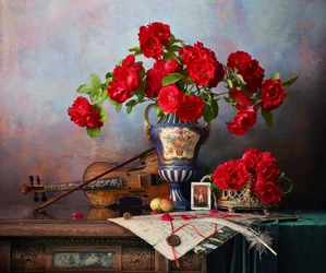 Rose classiche e violino