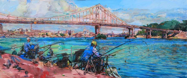 Pesca sotto il ponte