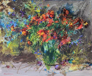 Bouquet floreale dai colori vivaci