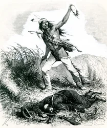 Indiano che Scalpella il Nemico Morto, 1867