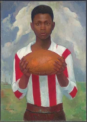 Ritratto di un giocatore di rugby, c.1925