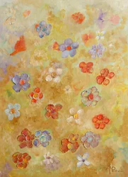 Fiori colorati e ricchi di texture