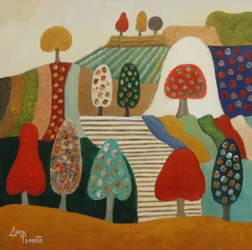 Alberi colorati e stravaganti