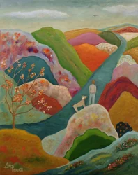 Un viaggio tra le colline dai colori vivaci