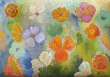 Fiori dai colori vivaci in giardino