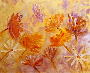 Fiori dai colori vivaci e dalla trama ricca