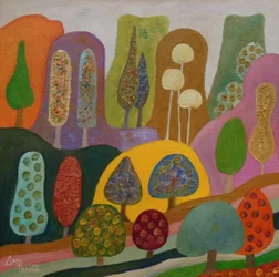 Alberi stravaganti e colorati
