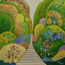 Sentiero del giardino stravagante