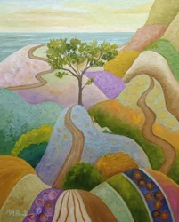 Sentieri suggestivi sui pendii delle colline