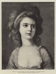 Ritratto della Contessa Potocka, nella Galleria di Dresda