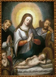La Sacra Famiglia con San Giovanni Battista e San Domenico