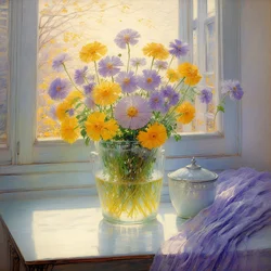 Fiori 07, 2020 circa (olio su tela)