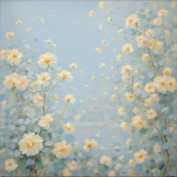 Fiori 08, 2020 circa (olio su tela)