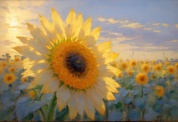 Fiori 117, 2025 circa (olio su tela)