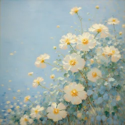 Fiori 14, 2020 circa (olio su tela)
