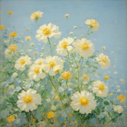 Fiori 22, 2021 circa (olio su tela)