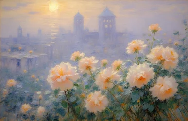 Fiori 25, 2021 circa (olio su tela)