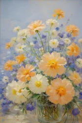 Fiori 44, 2022 circa (olio su tela)