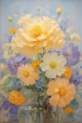 Fiori 45, 2022 circa (olio su tela)