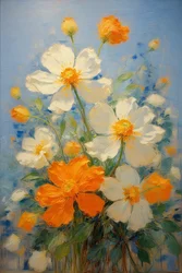 Fiori 46, 2022 circa (olio su tela)
