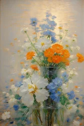 Fiori 47, 2022 circa (olio su tela)