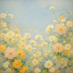 Fiori 57, 2022 circa (olio su tela)