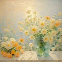 Fiori 58, 2022 circa (olio su tela)