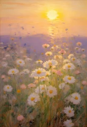 Fiori 87, 2023 circa (olio su tela)