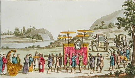 Processione della Regina di Birmania, tavola 80 da 