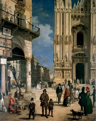 Marche de Figini a Milano (dettaglio)