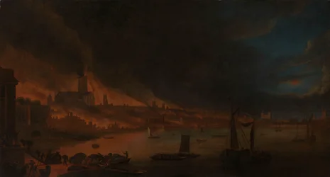 Il grande incendio di Londra, c.1666-1700