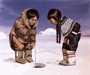 Bambini della Groenlandia